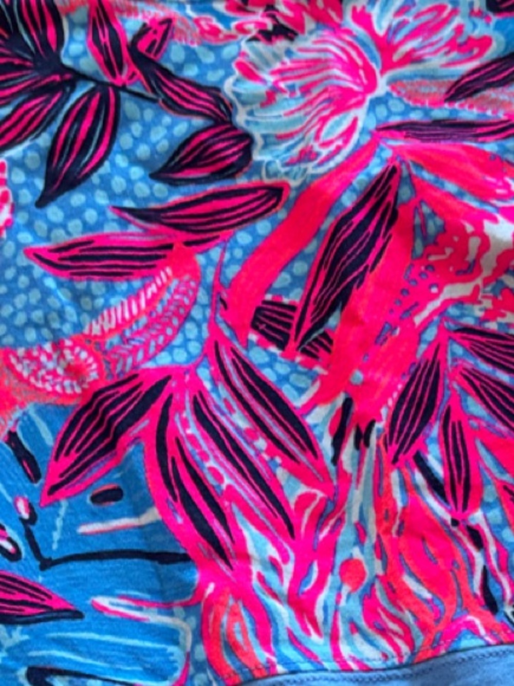 Lilly Pulitzer Sea Island Pattern Finn Top SZ M $74